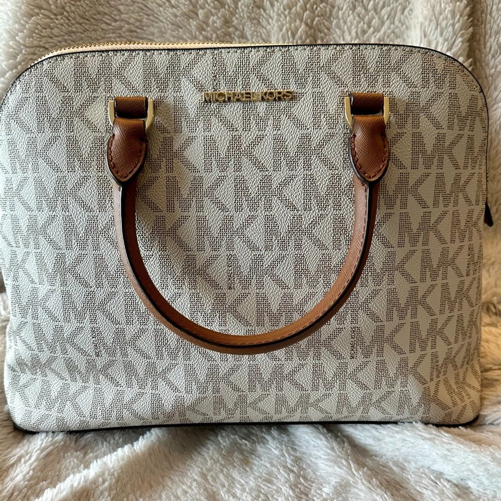 Michael Kors Cindy Large Dome Satchel